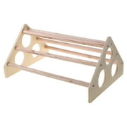 LIANXUE Backyard Chick Perch Strong Wooden Jungle Gym Roosting Bar Chicken Toys for Coop Brooder